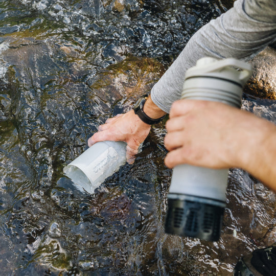 Fill from any fresh water source.