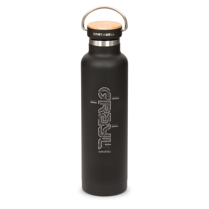  Earthwell® xGrayl 22oz Woodie™ Bottle / Volcanic Black