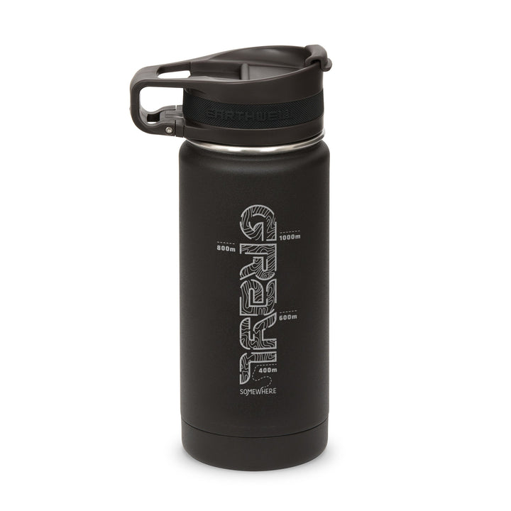 Earthwell® xGrayl 16oz Roaster™ Loop Bottle / Volcanic Black